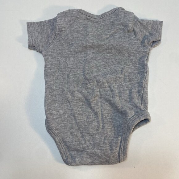 Denver Broncos NFL Football Gray One Piece 0/3 month Bodysuit Graphic Print Logo - Picture 2 of 6